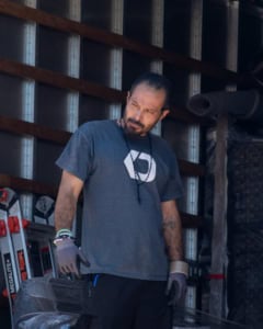 Team Member During A Move